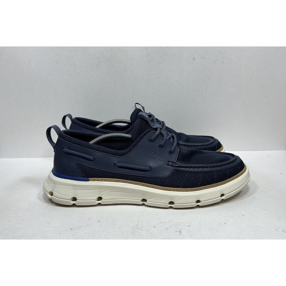 Cole Haan Zerogrand Regatta Boat Shoes Mens Size 13 M Mesh Blue Comfort Casual
